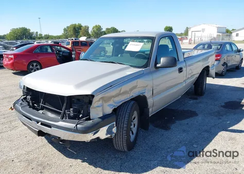 2007 Chevrolet Silverado 1500 Classic Work Truck from USA, damaged, VIN 1GCEC14X87Z116188